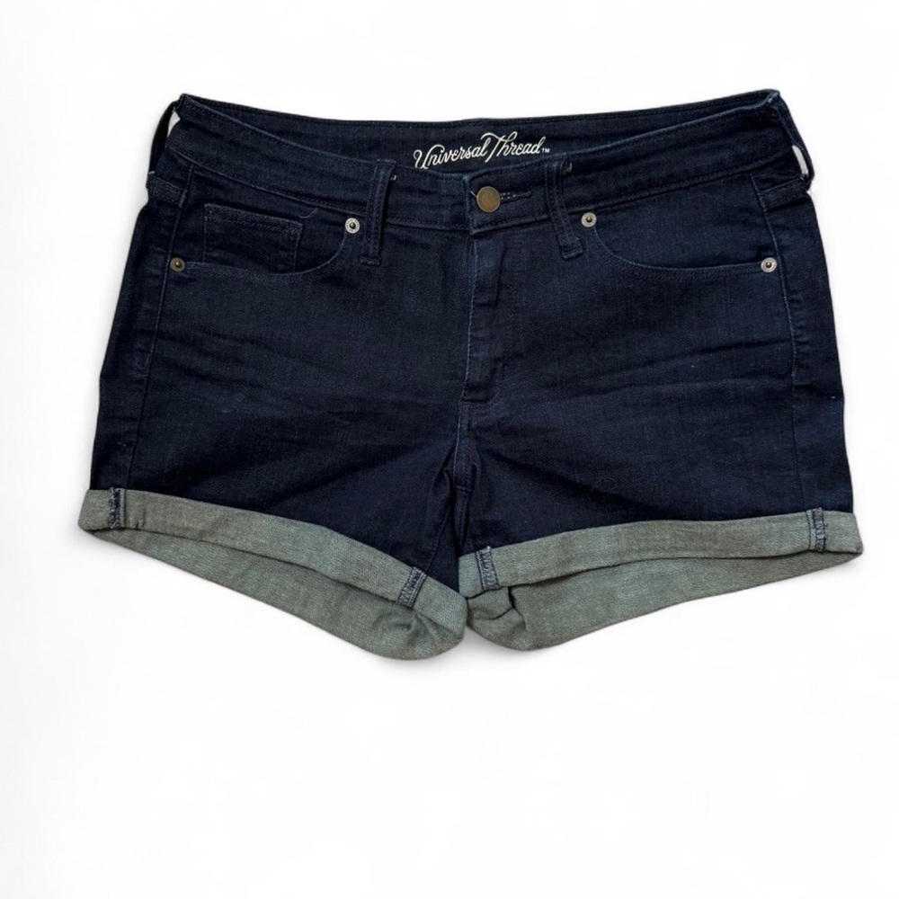 Universal Thread - Women's Navy Jean Midrise Shorts